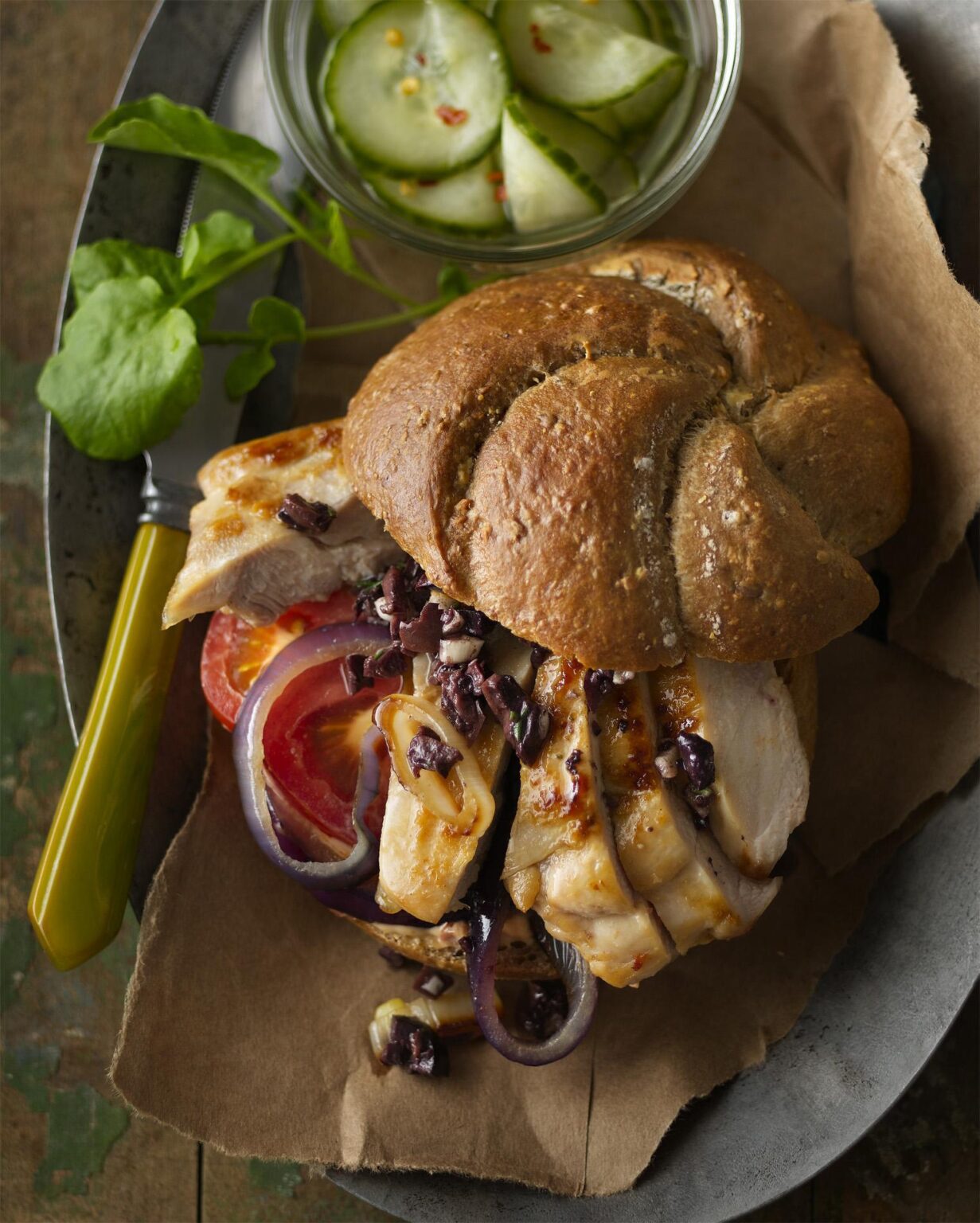 Grilled Greek Chicken Sandwiches Just Bare Foods